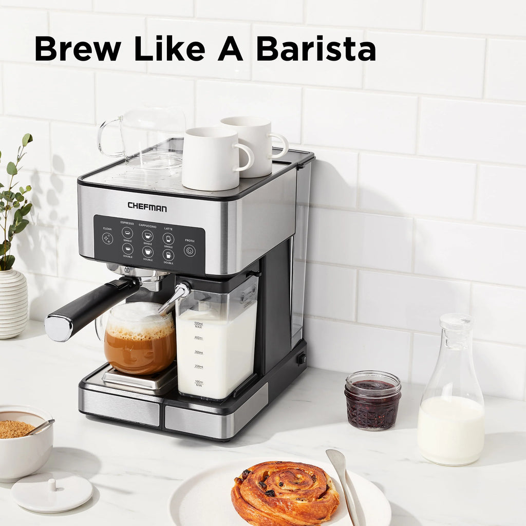 6-in-1 Espresso Machine with Milk Frother S5844