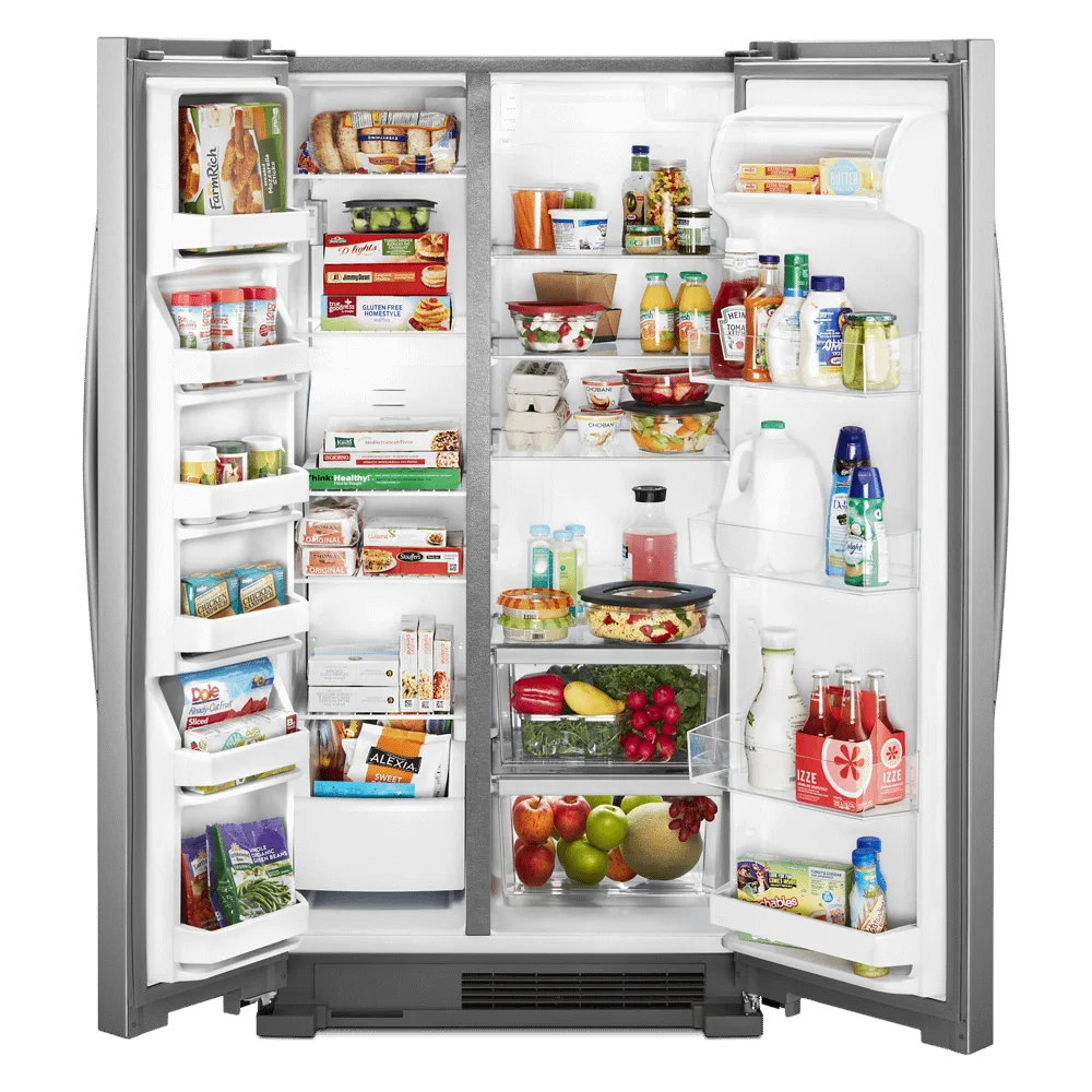 25.1 Cu. Ft. Side By Side Refrigerator Stainless Steel H90627