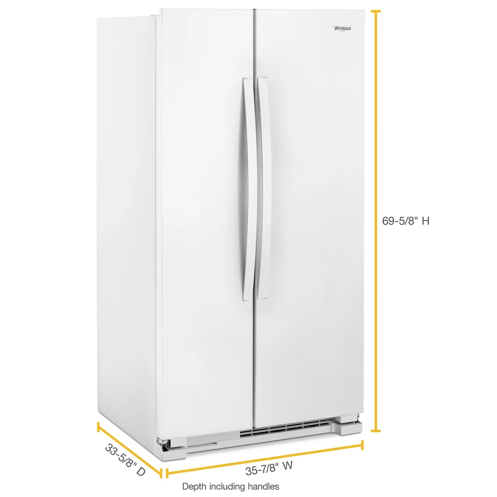 25.1 Cu. Ft. Side By Side Refrigerator Stainless Steel H90627
