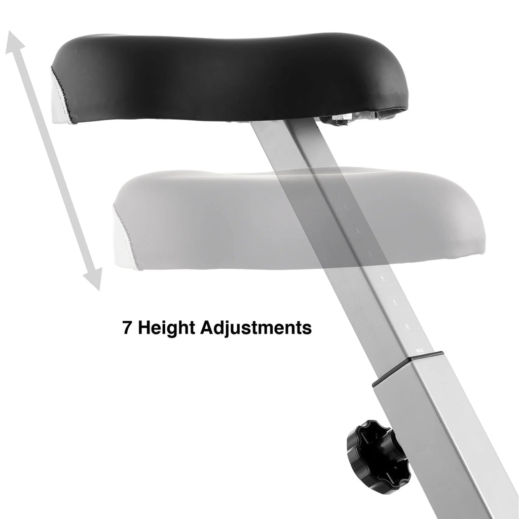 Folding Upright Stationary Exercise Bike with Magnetic Resistance E90756