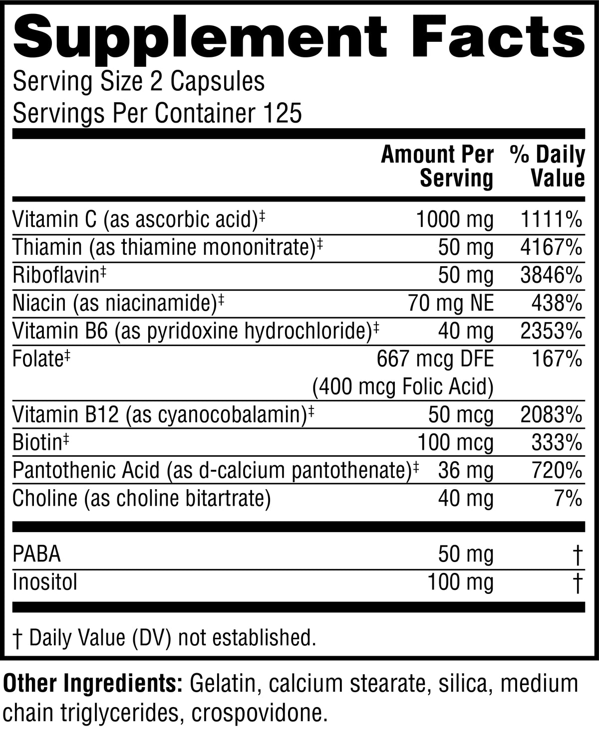 B-Complex Capsules X237