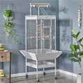 Rolling Metal Parrot Cage with Playtop Q958846