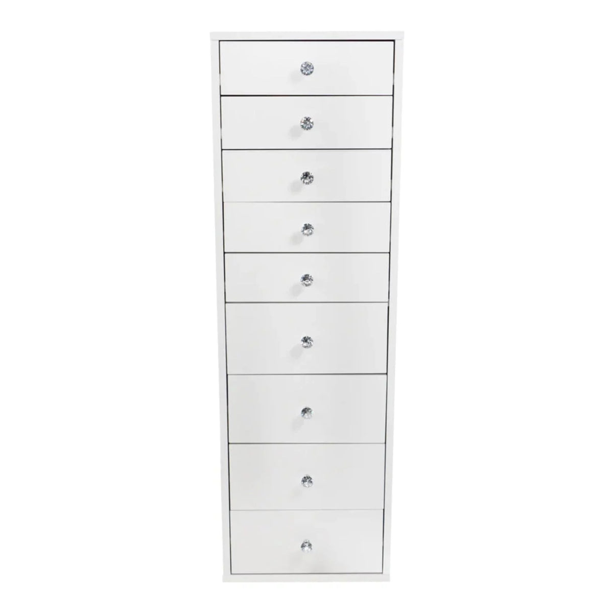 Light Pink 9 Drawer Makeup Vanity Storage C76499