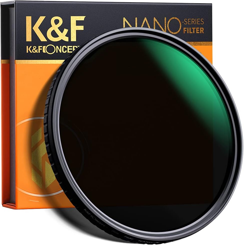 62mm Variable ND Filter ND2-ND32 with Multi-Layer Coatings Pack of 2 M557