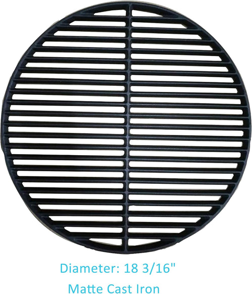 18 3/16 Cast Iron Cooking Grid Grates Pack of 2 D29969