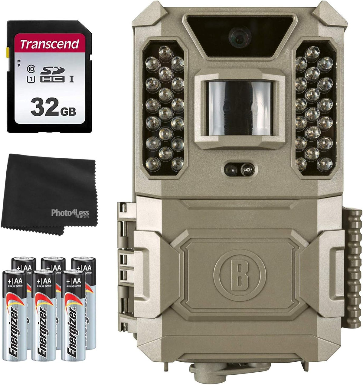 24MP Brown Low Glow Trail Camera with 6 AA Batteries W27526