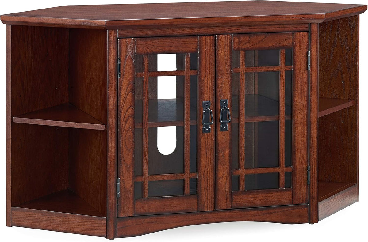 Corner TV Stand with Bookcase Ends R997809