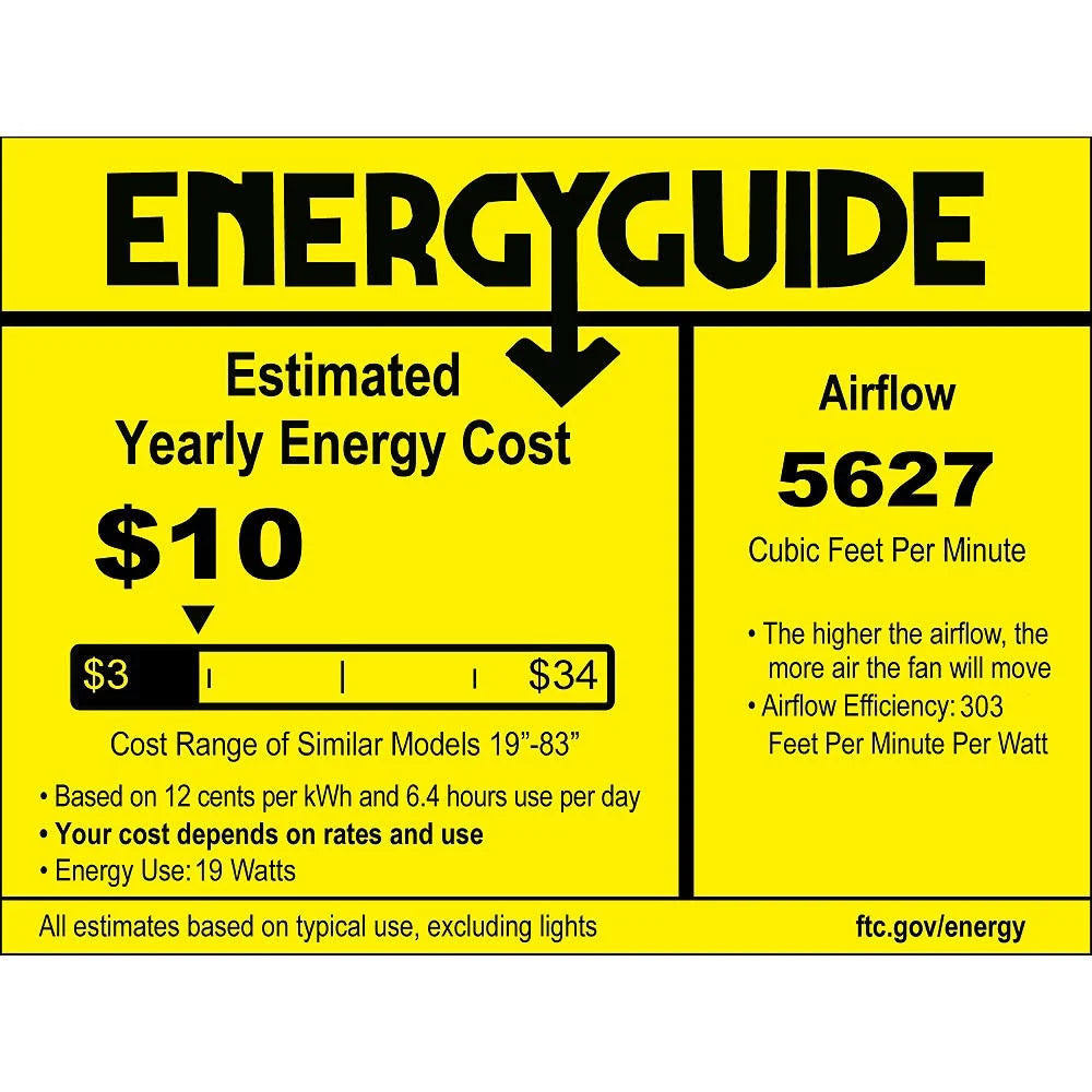 Industrial Ceiling Fan with Light Kit LED Remote Brushed Nickel B9438