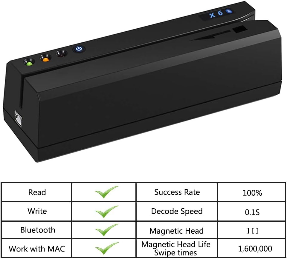 Bluetooth Card Reader Writer Encoder M16874