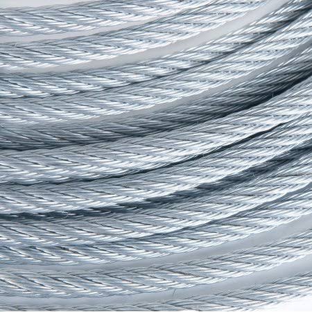 Galvanized Steel Wire Rope 7x19 1/4 inch 450 Feet K3836