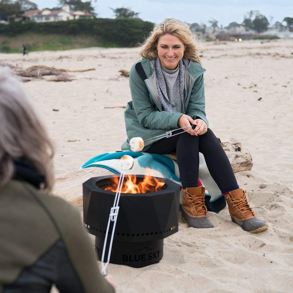 Portable Steel Smokeless Fire Pit with Carrying Bag T300