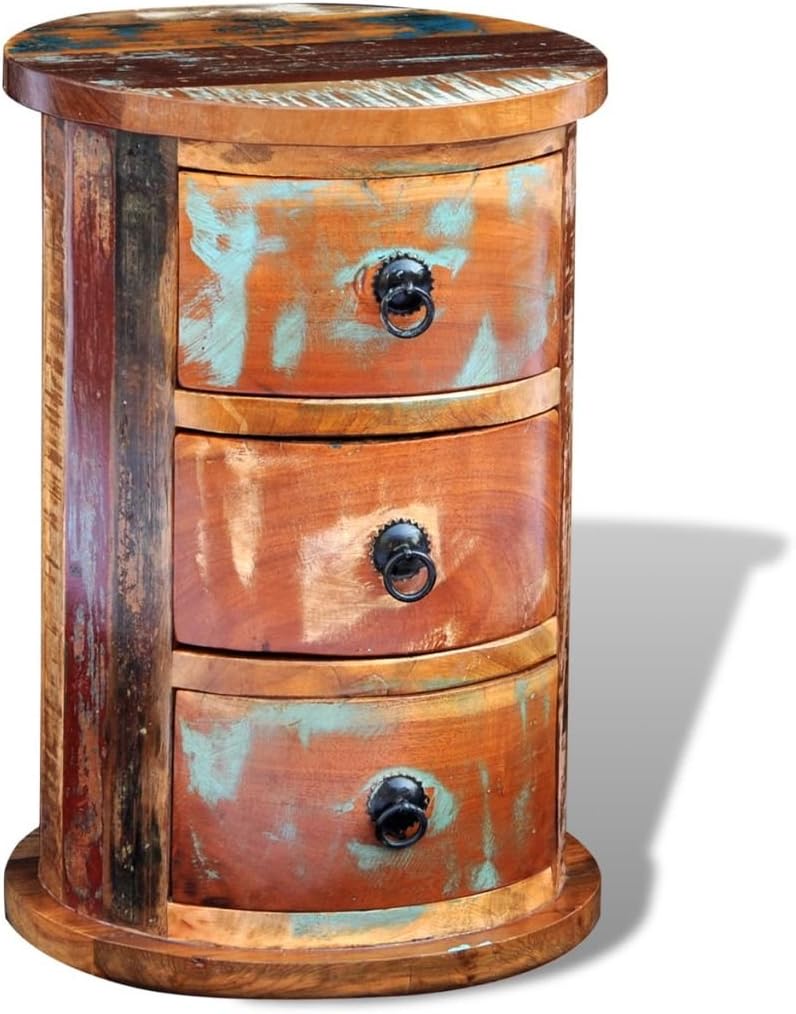 Reclaimed 3 Drawer Solid Wood Cabinet M96375
