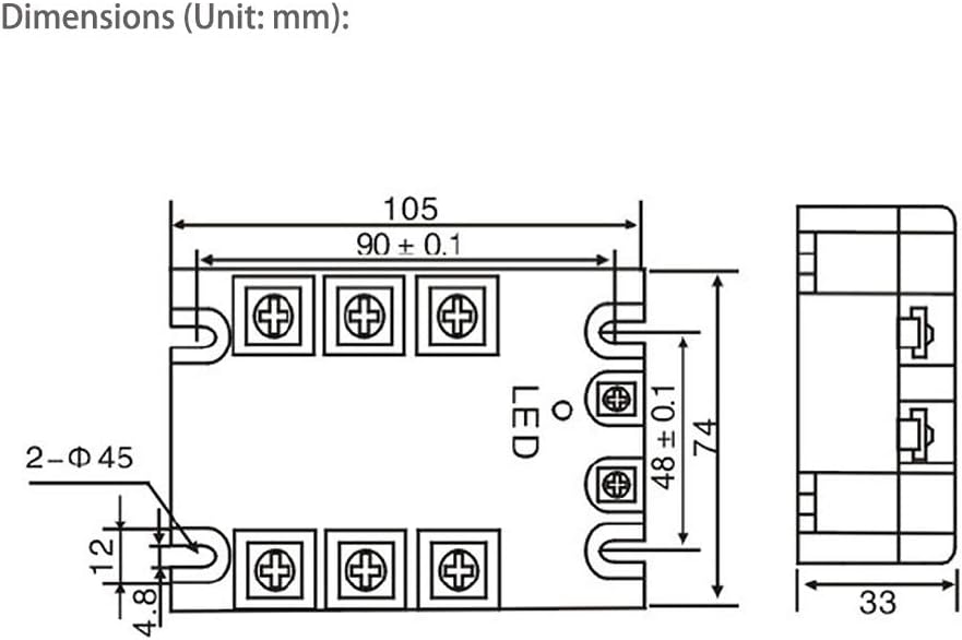 Solid State Relay 3 Phase 100A P931