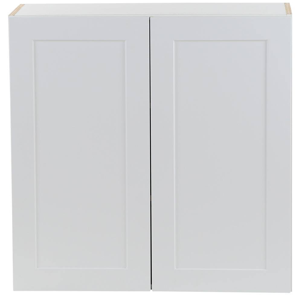 White Shaker Wall Cabinet with 2 Soft Close Doors X901007