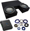 Compatible with Toyota Tundra Double Cab Truck Dual 10 Sub Box Enclosure Q681