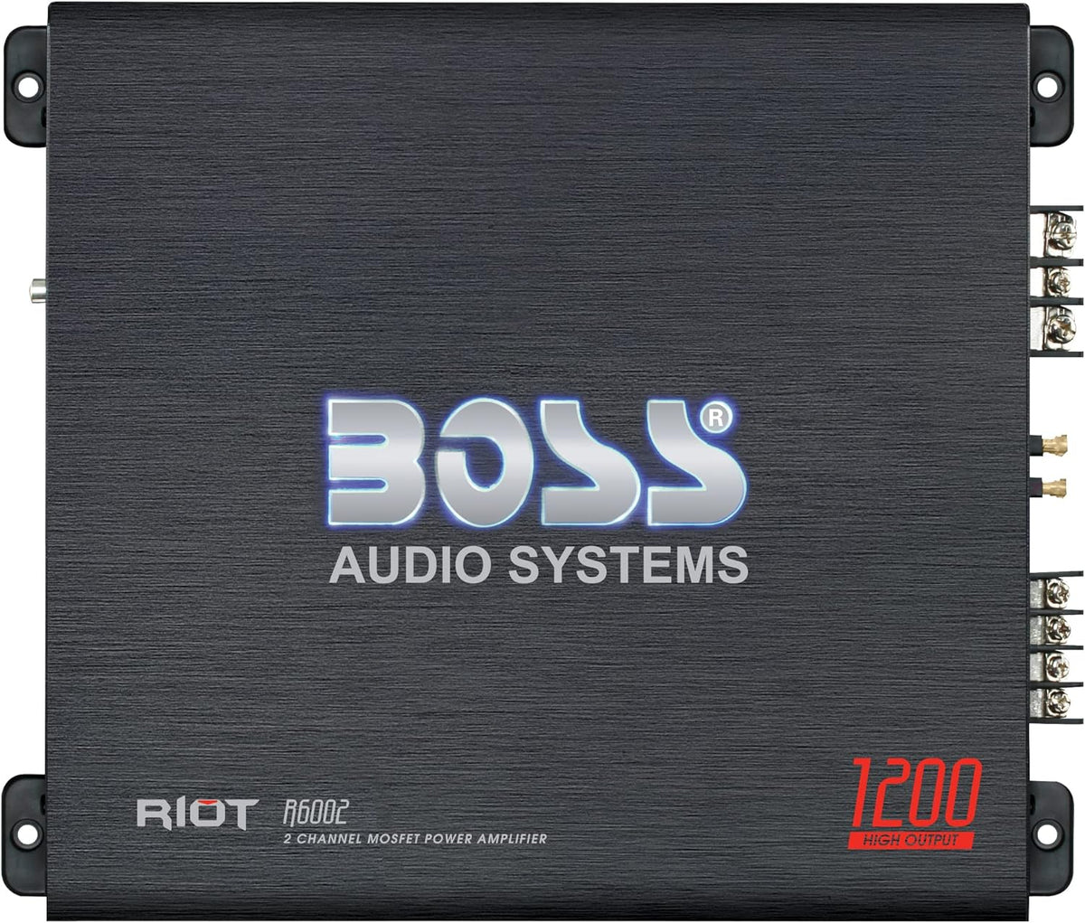 1200 High Output 2 Channel Class A/B Car Audio Stereo Amplifier D2968