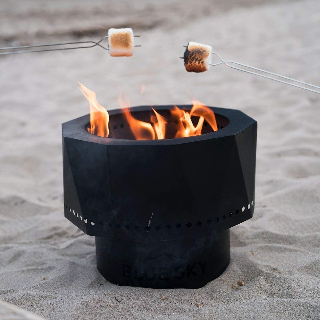 Portable Steel Smokeless Fire Pit with Carrying Bag T300