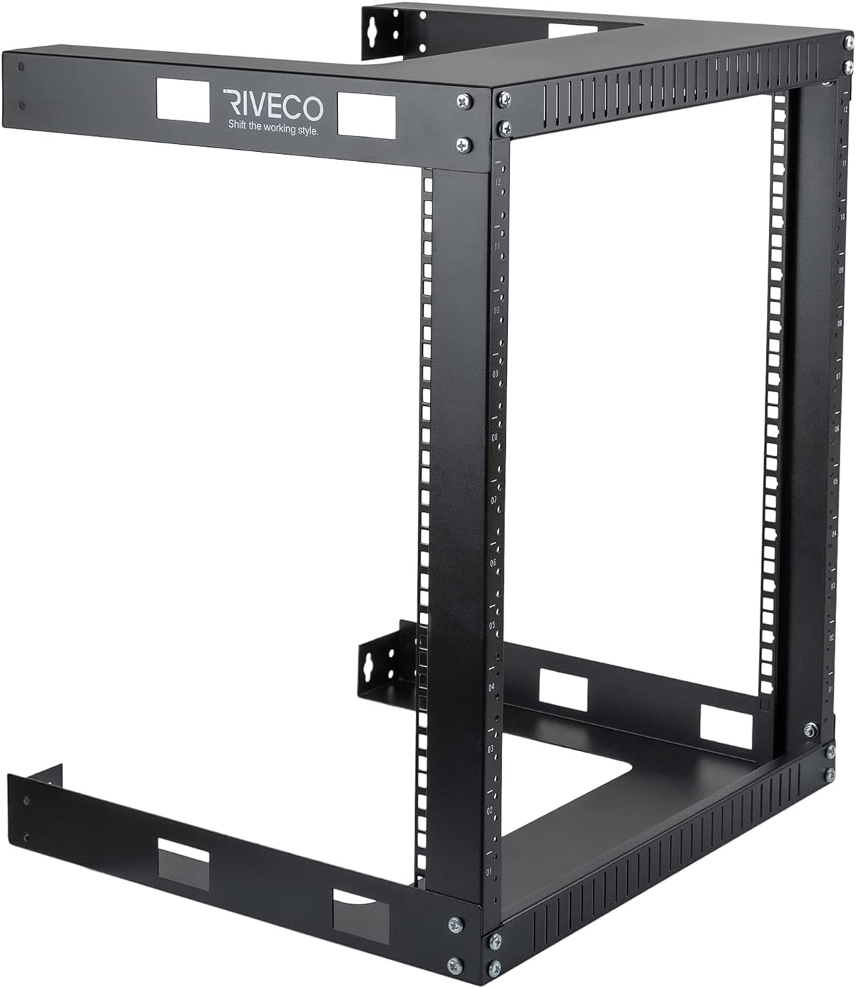 12U 19 Wall Mount Server Rack Black V127665