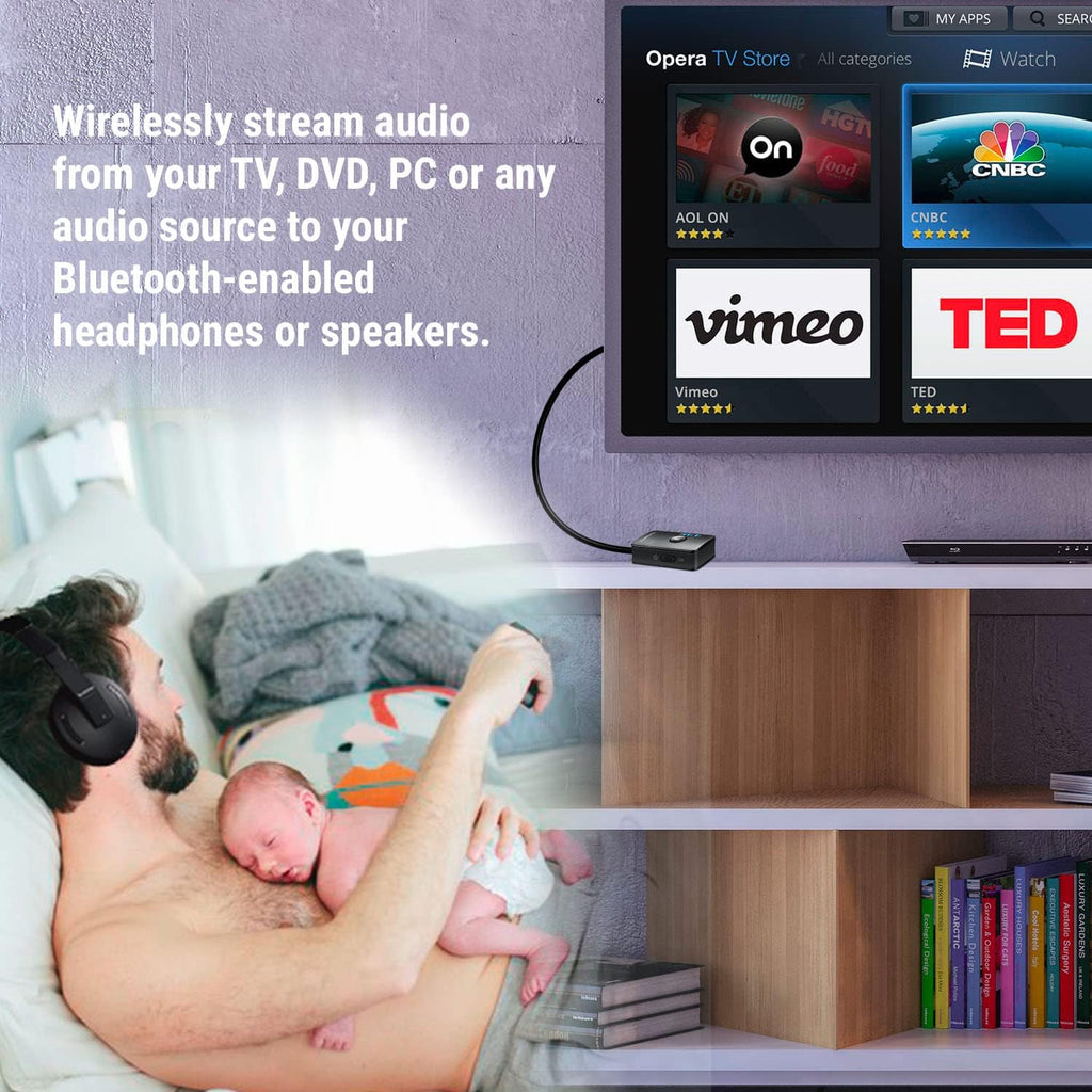 Bluetooth 5.0 Low Latency Wireless Audio Transmitter E940
