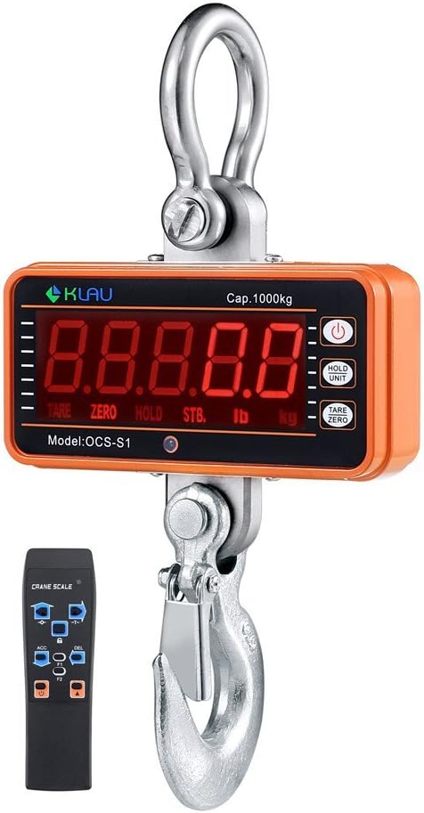 1000 kg 2000 lb Digital Hanging Scale T550