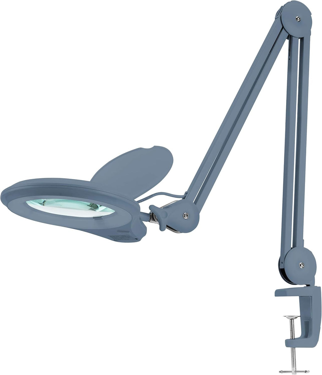 1,200 Lumens Super LED Magnifying Lamp with Clamp, 5 Diopter, Dimmable, Black W25012
