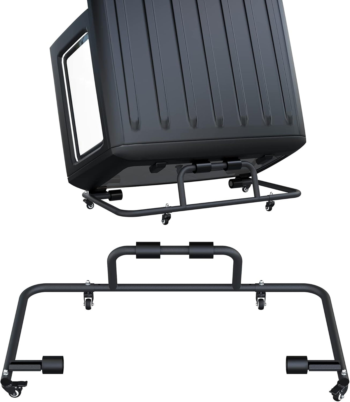 Black Hard Top Carrier Storage Cart P689