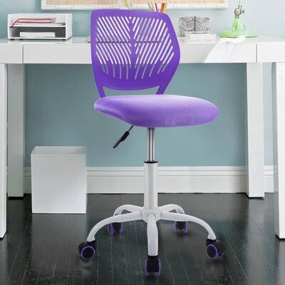 Purple Upholstery Adjustable Office Chair T541081