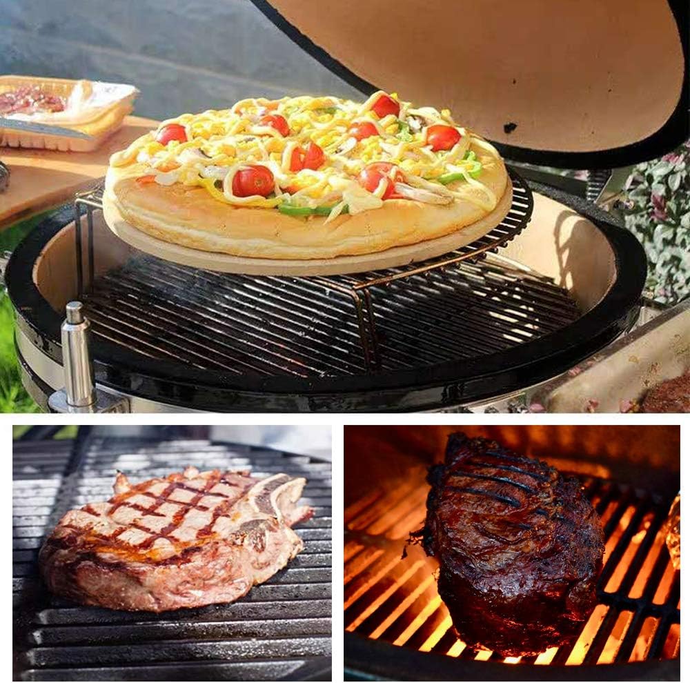 18 3/16 Cast Iron Cooking Grid Grates Pack of 2 D29969