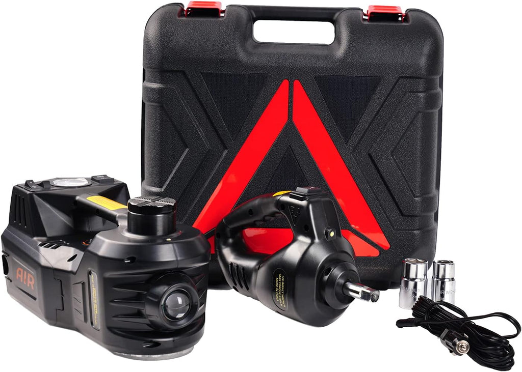 5 Ton Electric Car Jack Kit with Tire Pump and Impact Wrench P21232