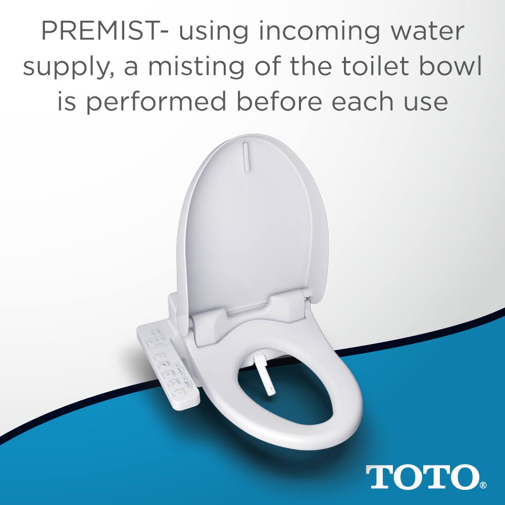 Electronic Round Bidet Toilet Seat T1020