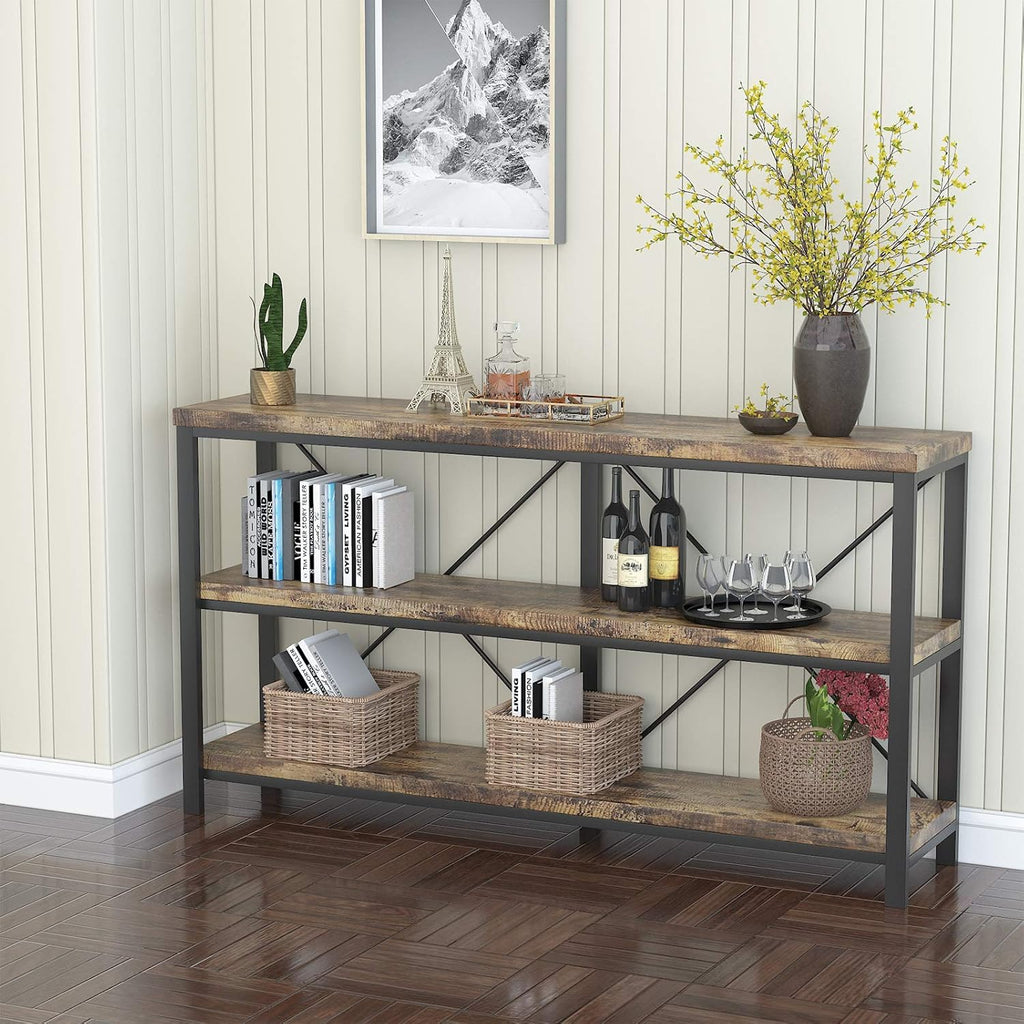 Rustic 3-Tier Console Sofa Table S1851