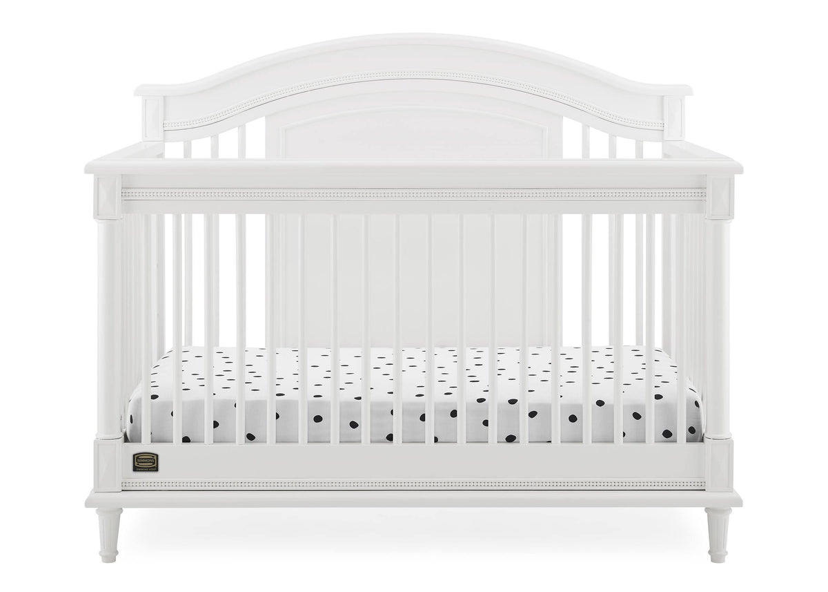 6-in-1 Convertible Crib with Toddler Rail L8523