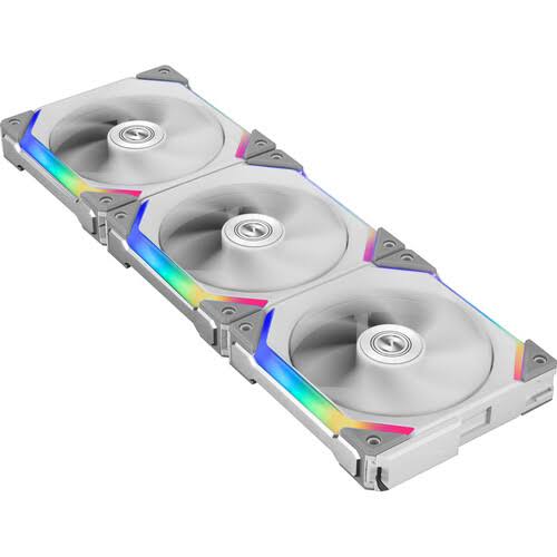 White 120 mm Case Fan Pack of 3 J876552