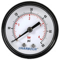 2 Dial Pool Pressure Gauge 60psi with Case and 1/4NPT Bottom Mount I5642
