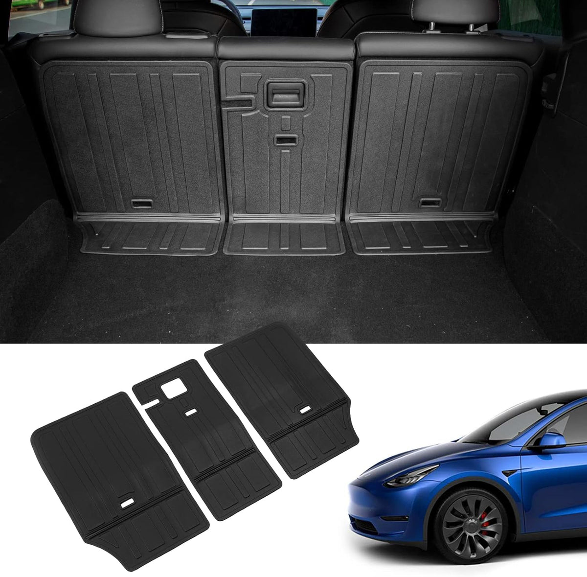 Tesla Model Y All Weather Floor Mats Cargo Liners Set of 9 X37814