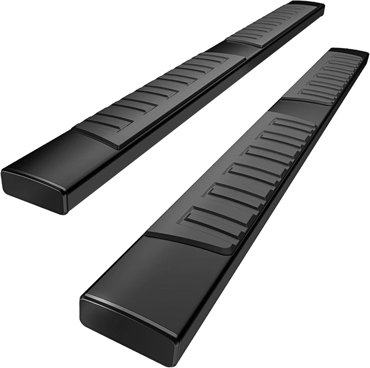 6 Inches Aluminum Black Running Boards F956