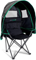 Folding Camping Chair with Canopy and Storage Bag Y9983