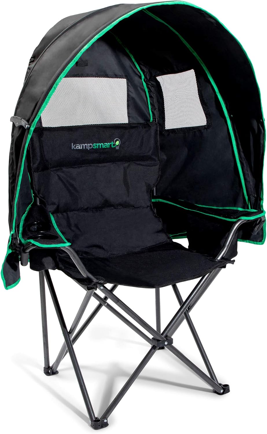 Folding Camping Chair with Canopy and Storage Bag Y9983
