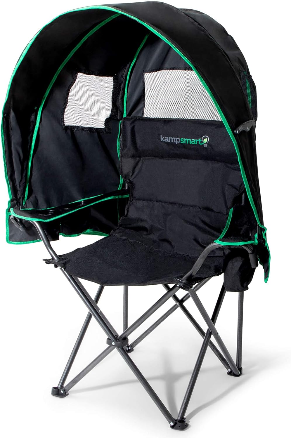 Folding Camping Chair with Canopy and Storage Bag Y9983