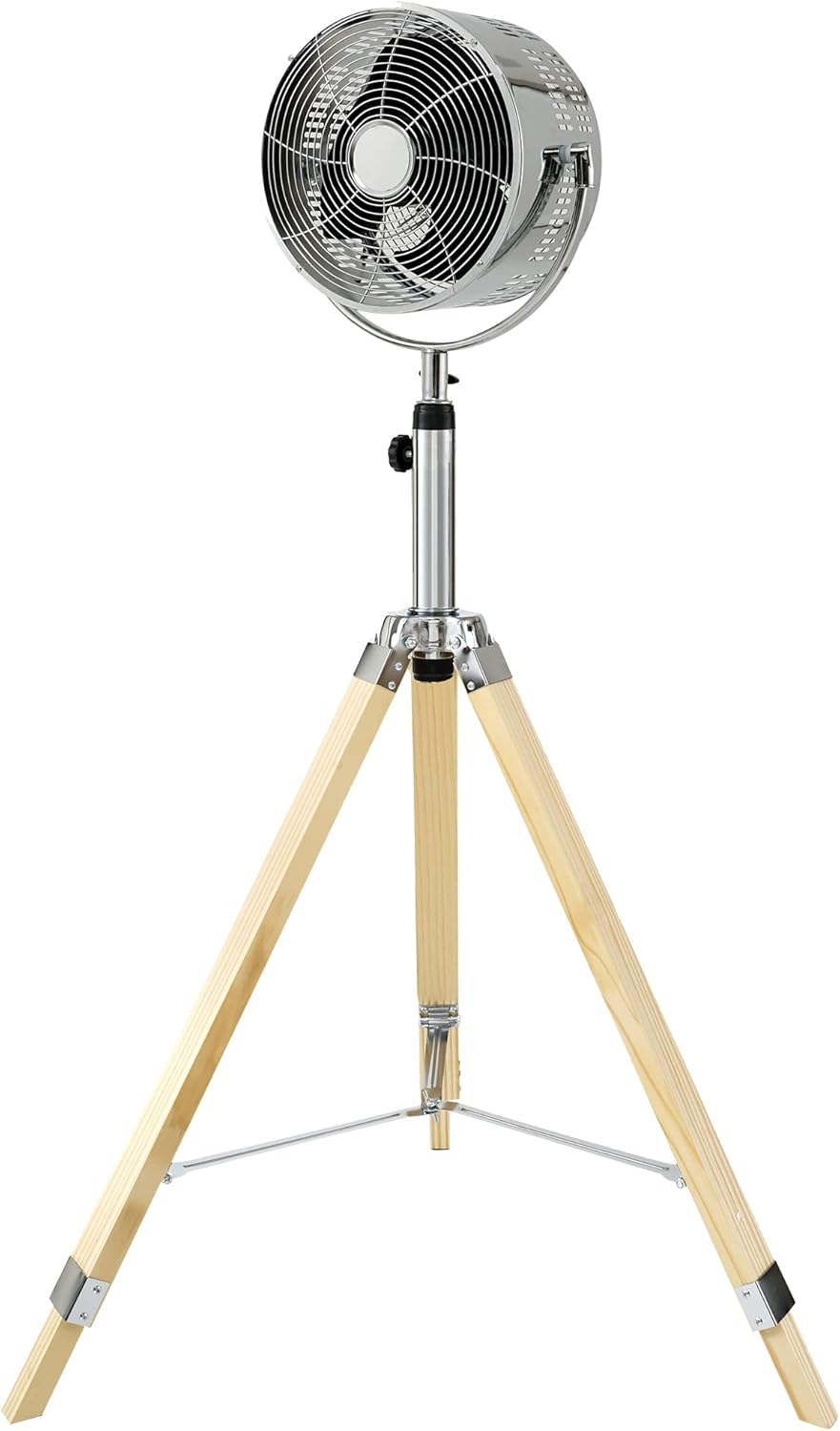 16 Inch Retro Tripod Fan, 3 Speeds, Adjustable Height O936