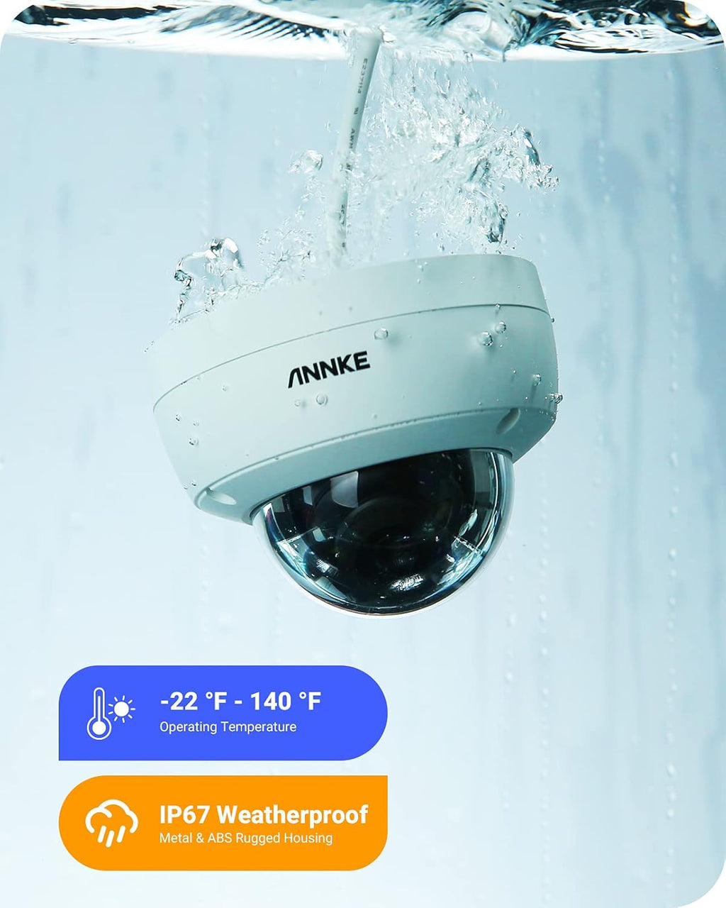 8MP PoE Security Camera System with 4 Dome Cameras D15761