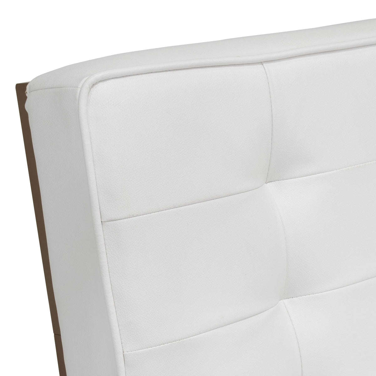 Tufted Blended Leather Accent Chair H5114