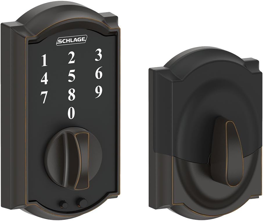 Satin Nickel Electronic Keyless Entry Deadbolt L95274