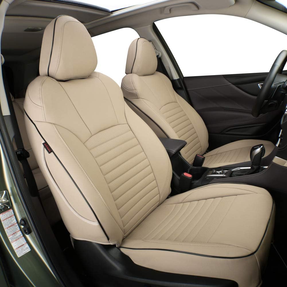 Custom Fit Full Set Car Seat Covers Leatherette Black J8864