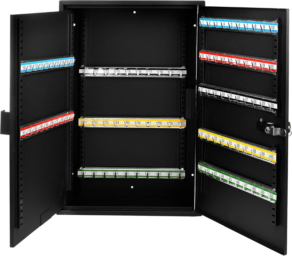 Black 200 Key Steel Key Storage Cabinet H21246