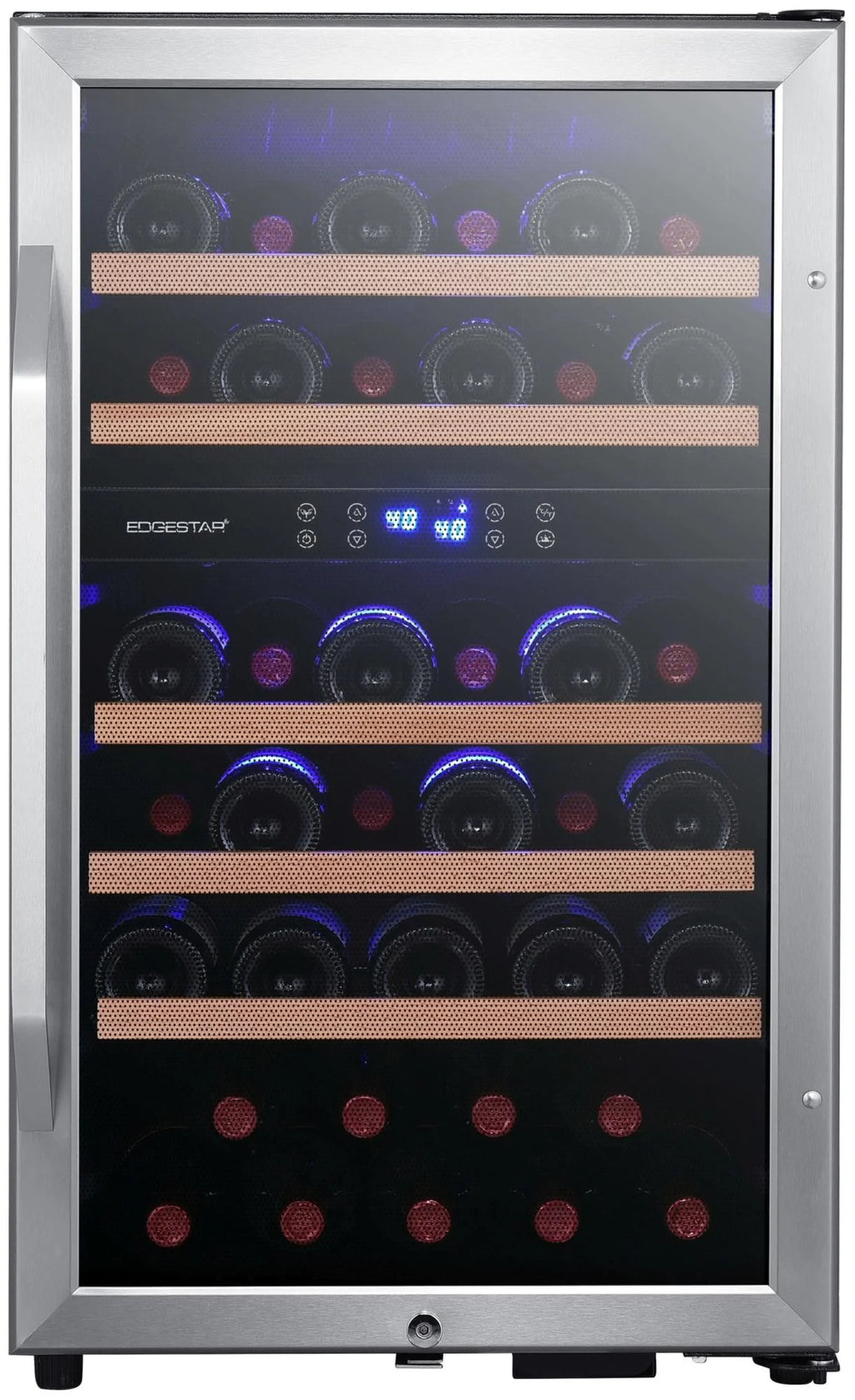 38 Bottle Capacity Free Standing Wine Cooler Stainless Steel E80814