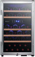 38 Bottle Capacity Free Standing Wine Cooler Stainless Steel E80814