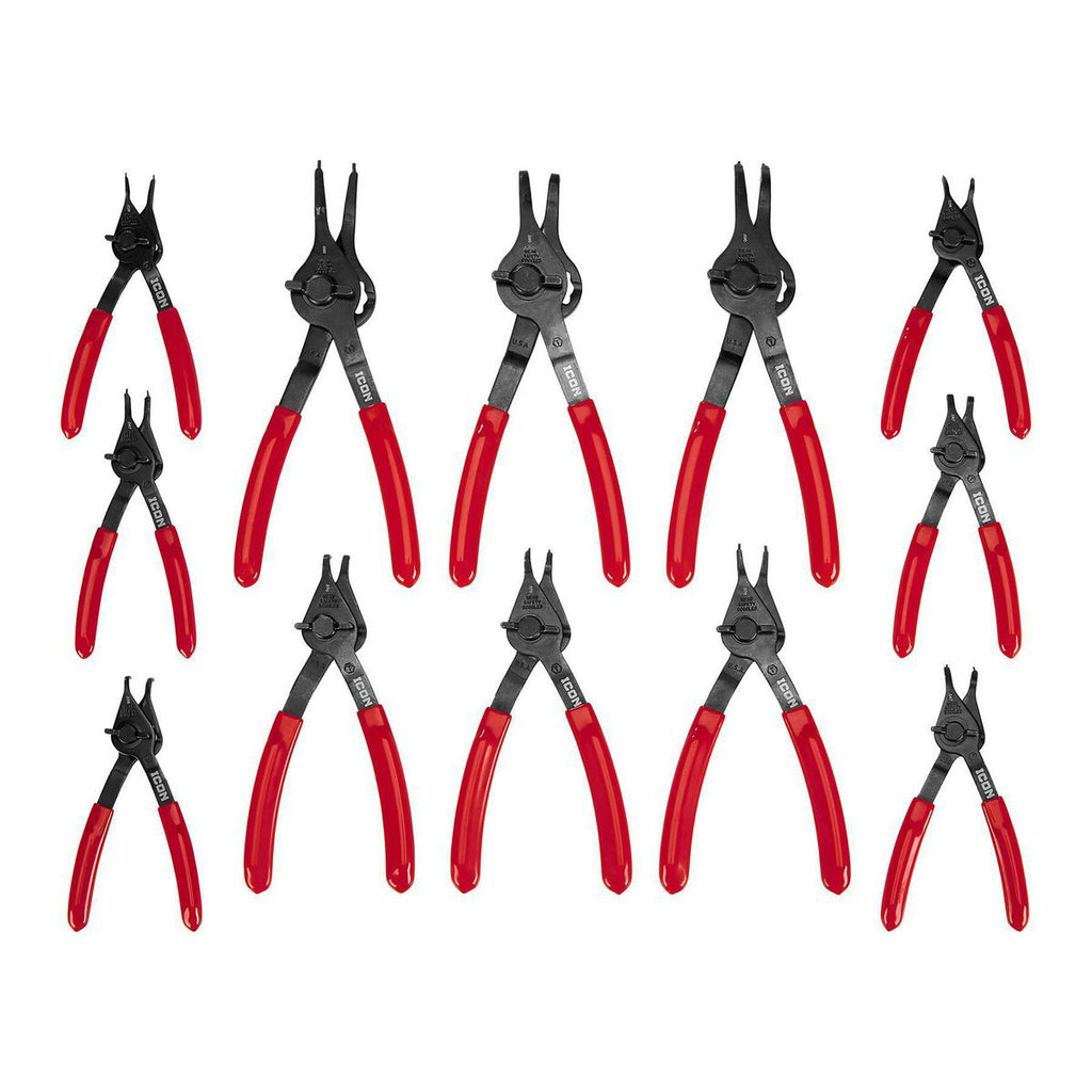 Quarter-Turn Convertible Retaining-Ring Pliers Set, 12-Piece O7353