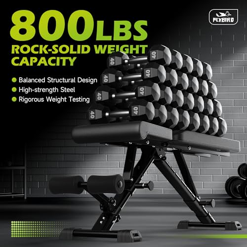 Adjustable Strength Training Weight Bench S791