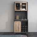 31 Inch Farmhouse Barn Door Bar Cabinet X619